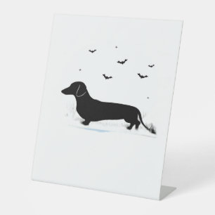 Dachshund Halloween Costume My Dachshund is My Bo Pedestal Sign