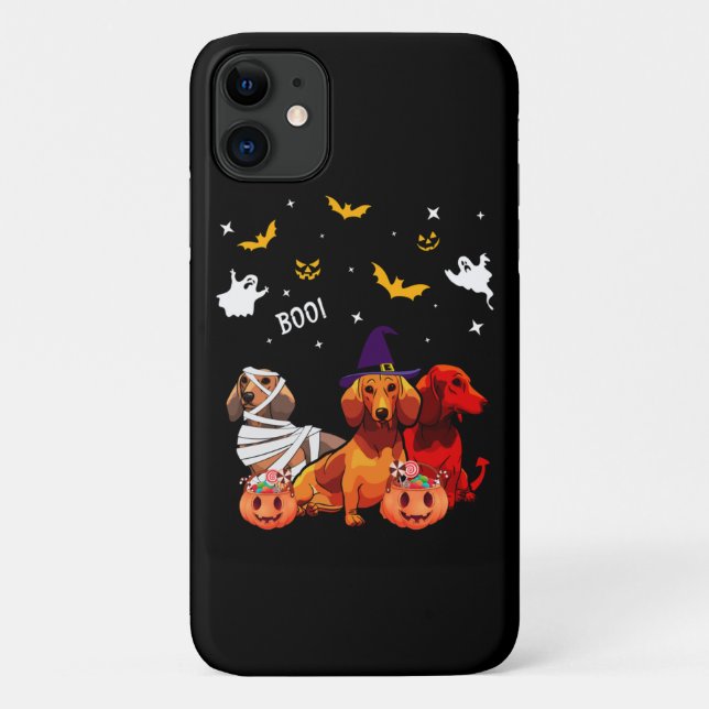 Dachshund Halloween Dog Lover Case-Mate iPhone Case (Back)