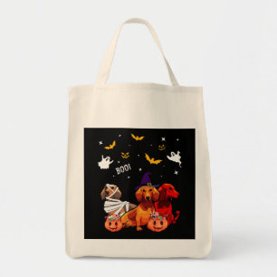 Dachshund Halloween Dog Lover Tote Bag