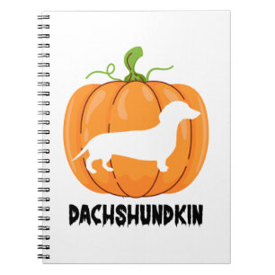 Dachshund Halloween Dog Notebook