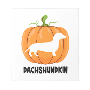 Dachshund Halloween Dog Notepad