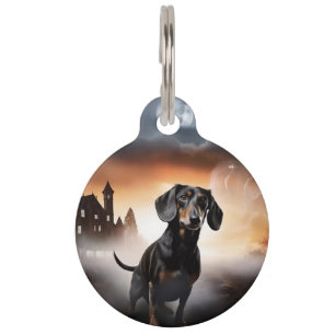 Dachshund Halloween Scary Pet Tag