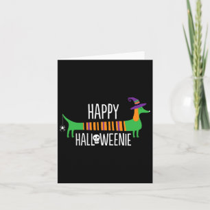 Dachshund Happy Halloweenie Cute Dog Halloween For Card