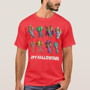 Dachshund Happy Halloweiner Funny Halloween Dogs T-Shirt