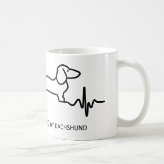 Dachshund Heartbeat Classic Mug