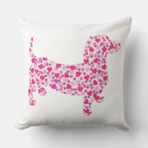 Dachshund Hearts Cushion