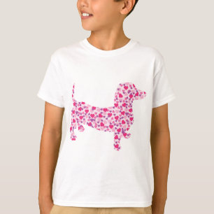 Dachshund Hearts T-Shirt