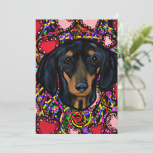 DACHSHUND HOLIDAY CARD