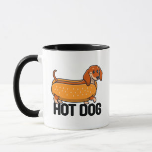 Dachshund Hot Dog Mug