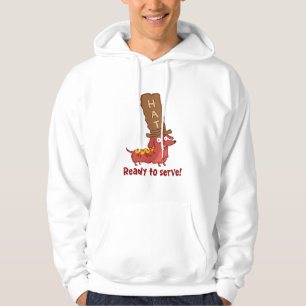 Dachshund Hot Dog Pun Hoodie