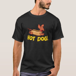 Dachshund Hot Dog T Shirt for Men Women Boys and G