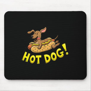 Dachshund Hot Dog Wiener Dog for Men Women Kids Mouse Pad
