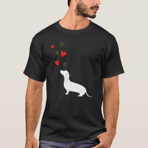 Dachshund I Love You Wiener Dog I Adore You Doxie T-Shirt