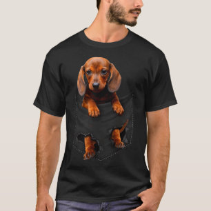 Dachshund In My Cket  T-Shirt