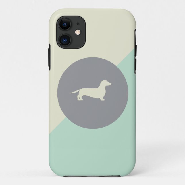 dachshund iphone case (Back)