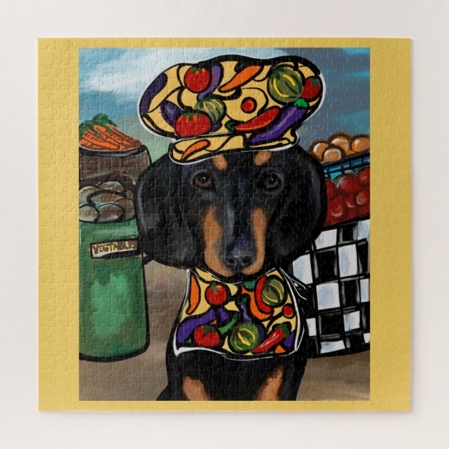 Dachshund      jigsaw puzzle (Vertical)