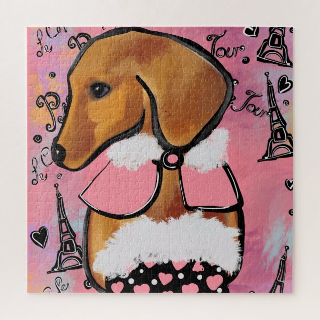 Dachshund     jigsaw puzzle (Vertical)