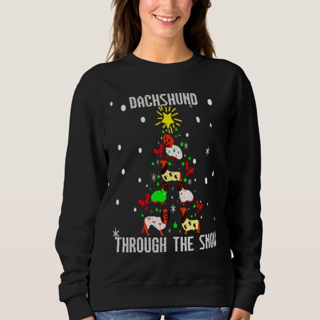 Dachshund Jumper Sweatshirt (Front)