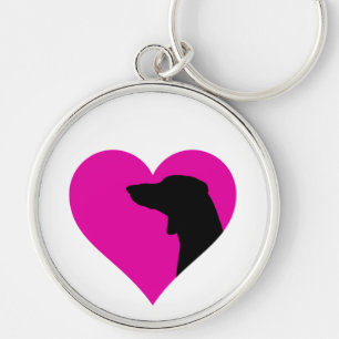 Dachshund key ring