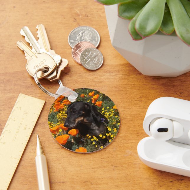 Dachshund Key Ring (Desk)