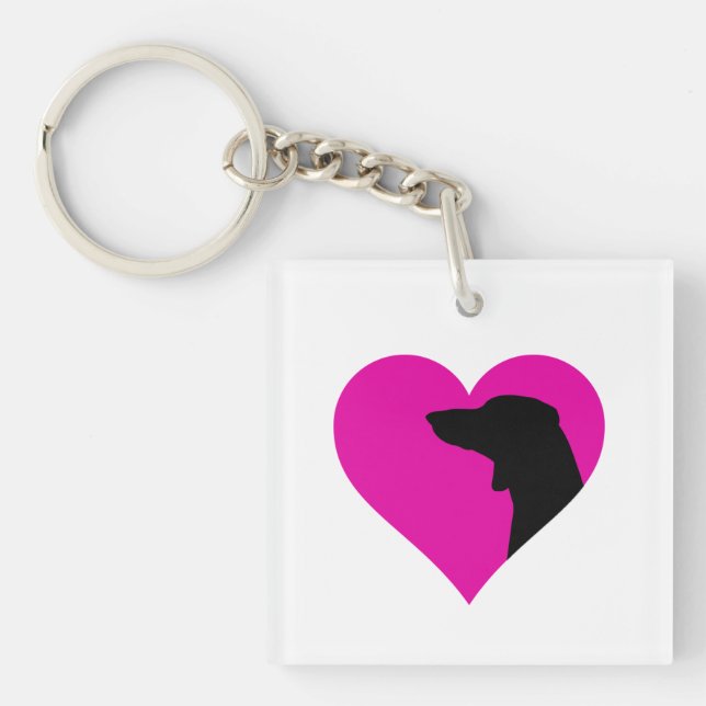 Dachshund     key ring (Front)