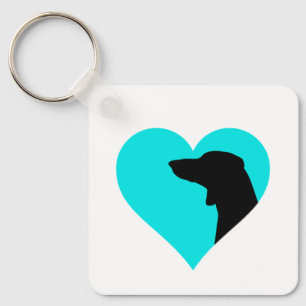 Dachshund key ring