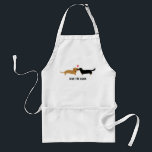 Dachshund Kiss with Custom Text Standard Apron<br><div class="desc"></div>