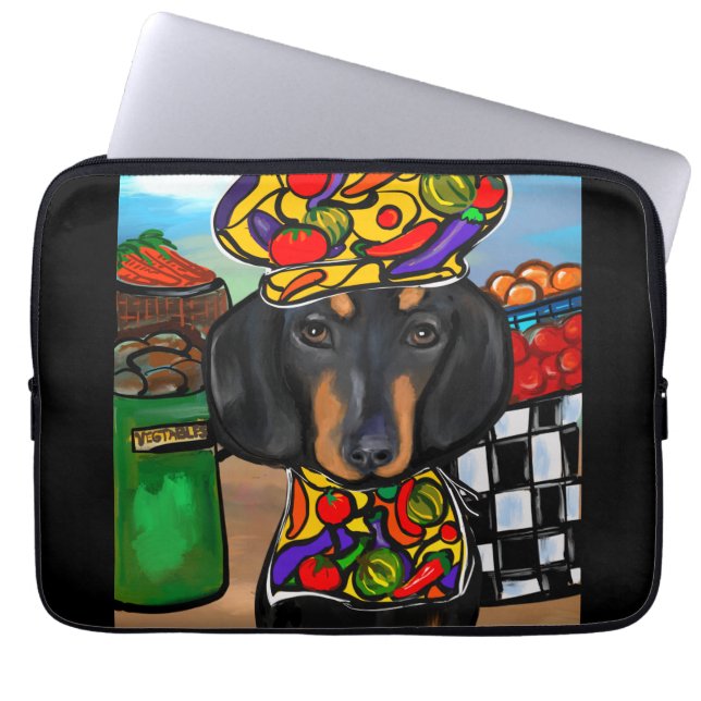 Dachshund      laptop sleeve (Front)
