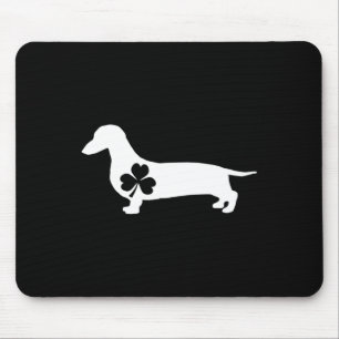 Dachshund Leprechaun St Patricks Day Dog Gifts Mouse Pad