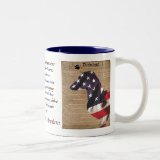 Dachshund Liberty Mug