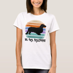 Dachshund Long Hair - Silhouette 1 T-Shirt
