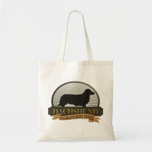 Dachshund [Long-haired] Tote Bag