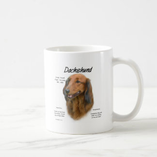 Dachshund (longhair) History Design Coffee Mug