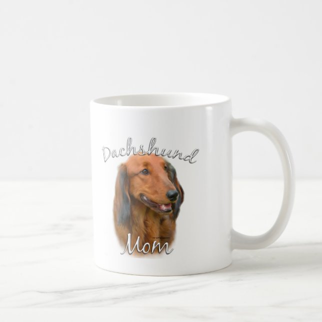 Dachshund (longhaired) Mum 2 Coffee Mug (Right)