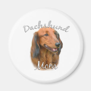 Dachshund (longhaired) Mum 2 Magnet