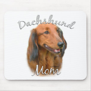 Dachshund (longhaired) Mum 2 Mouse Pad