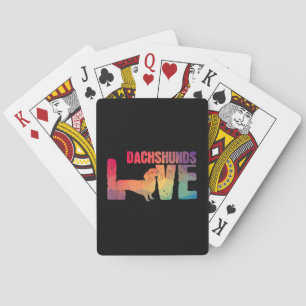 Dachshund Love Doxie Wiener Dog Playing Cards