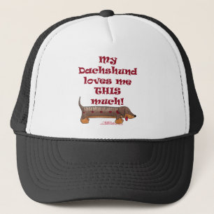 Dachshund Love Metre Trucker Hat