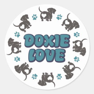 Dachshund Love Sticker