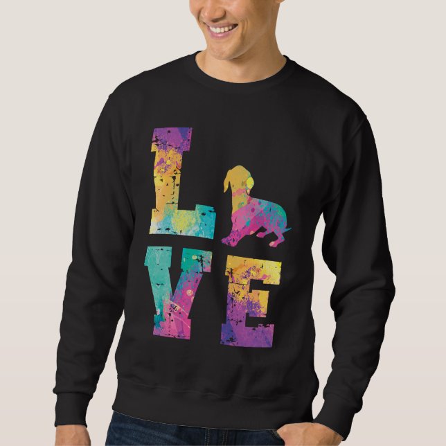 Dachshund Love Sweatshirt (Front)