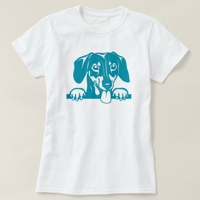 Dachshund Love T-Shirt (Design Front)