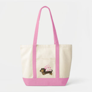 Dachshund Love (wirehair) Tote Bag