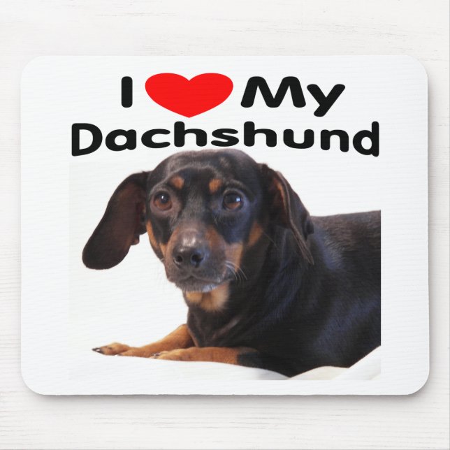Dachshund Lover Mouse Pad (Front)