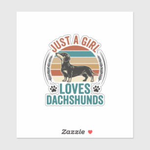 Dachshund Lover Shirt Vintage Sunset Dog Graphic_1