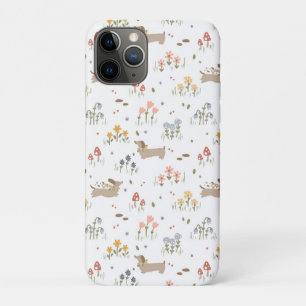 Dachshund Lover Weiner Dog Sausage Dog Wildflower iPhone 11 Pro Case