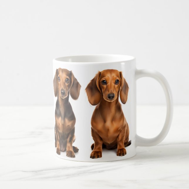 Dachshund lover's coffee mug (Right)