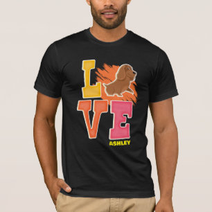 Dachshund lovers cute colour T-Shirt