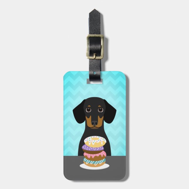Dachshund Luggage Tags (Front Vertical)