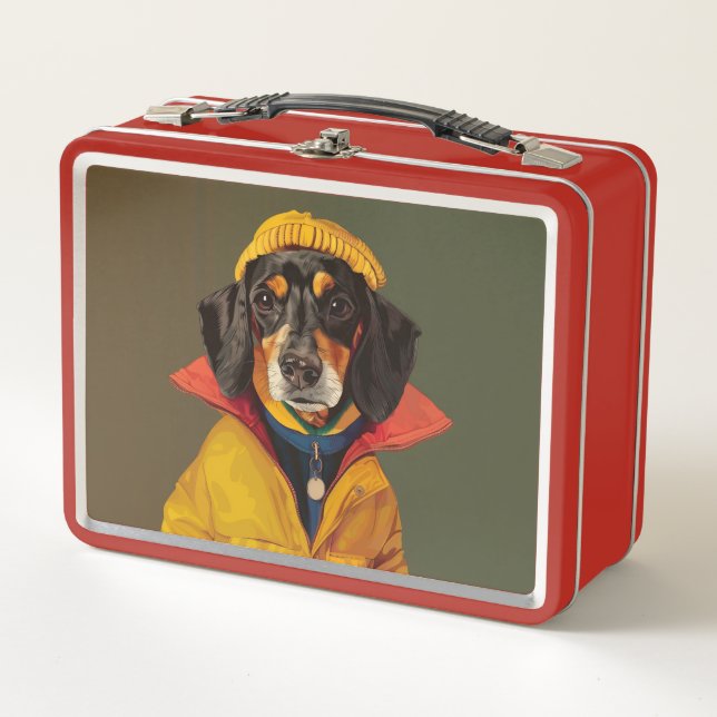 Dachshund lunch box (Front)