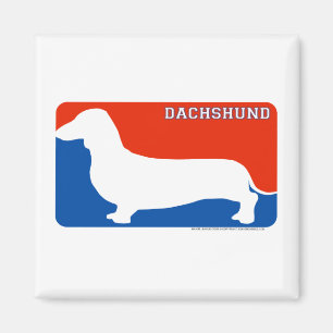 Dachshund Major League Dog Magnet